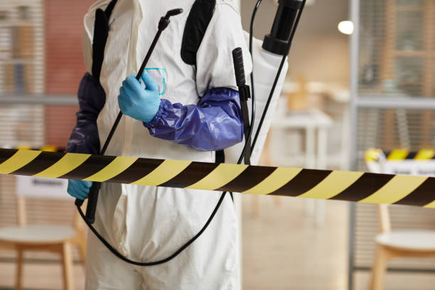 Professional Infectious Disease Decontamination technician working in Center, TX